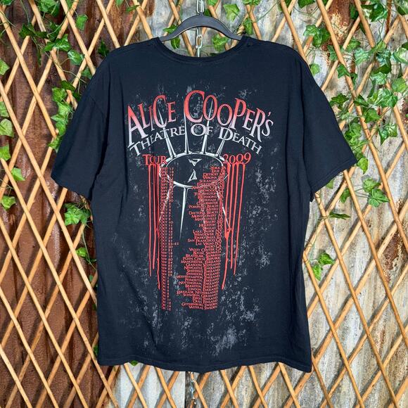 Vintage Y2K Alice Cooper Theatre of death grunge 00s t-shirt - Picture 2 of 4